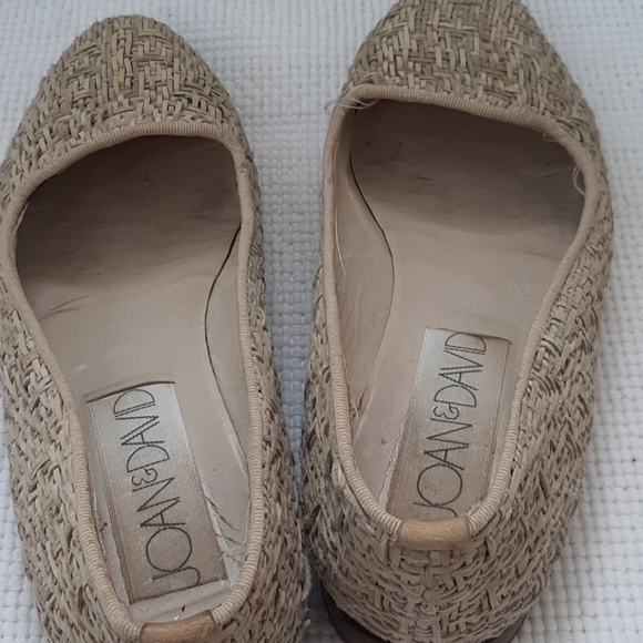 VINTAGE Handmade in Italy Joan & David Woven Leather Loafers, Granny Cottage 7.5 - Picture 10 of 11